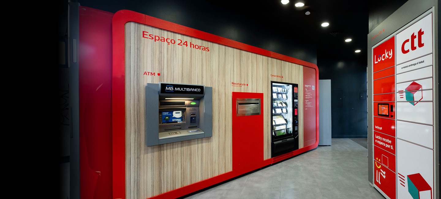 Espaço de Self-service de uma Loja CTT
