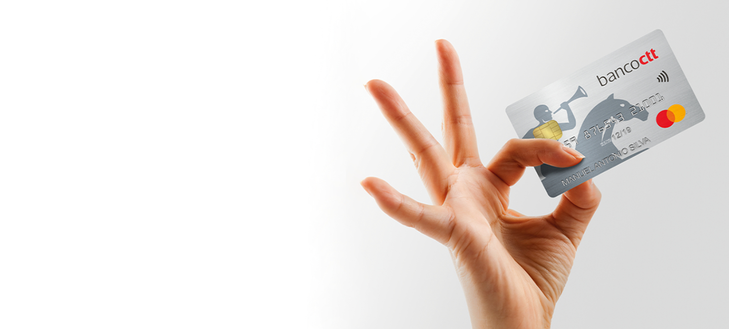 Cartão de beneficiário do Banco CTT