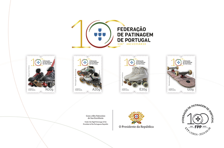 Imagens de selos Federação Patinagem Portugal