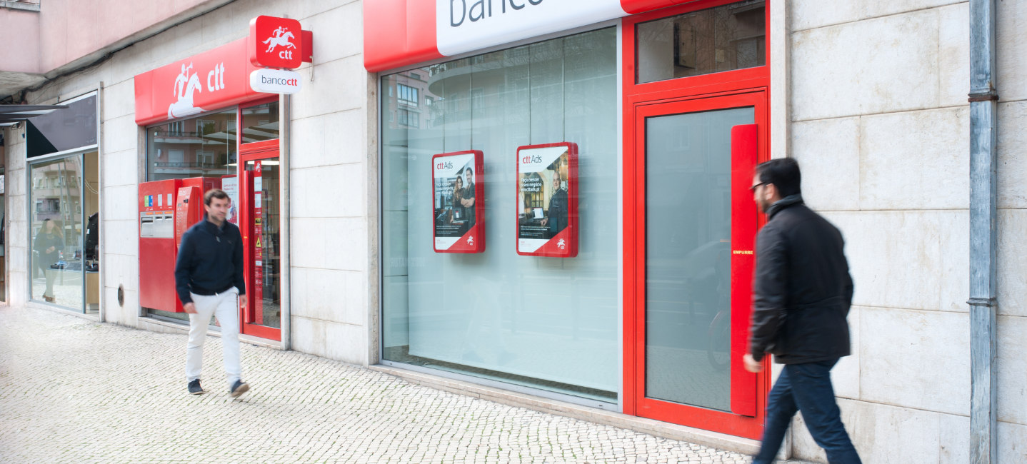 Fachada de uma Loja CTT