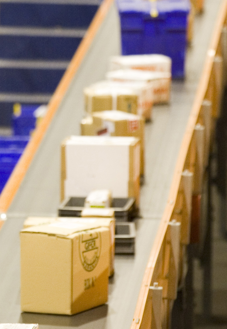 Máquina de divisão de encomendas.