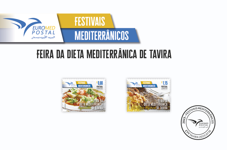 Imagem de selos da emissão Festivais mediterrânicos