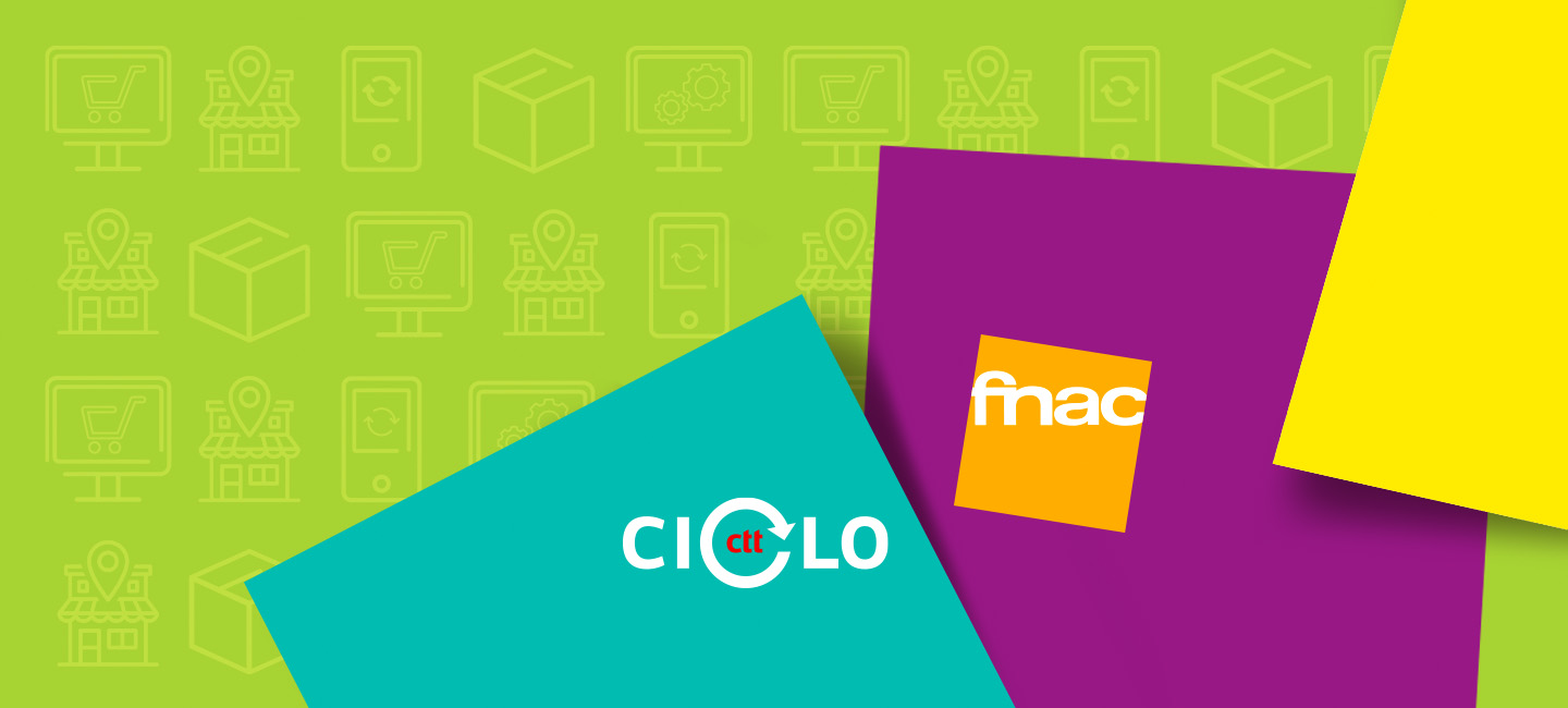 Fundo com logo da Fnac e Ciclo CTT