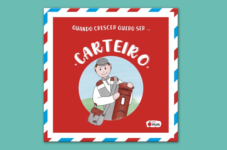 Capa do livro Quando crescer quero ser Carteiro.