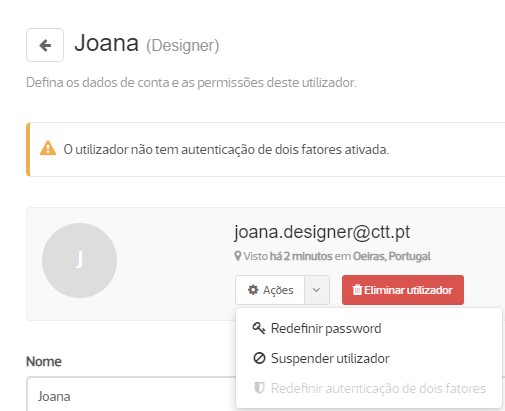 Gest&atilde;o de utilizadores e permiss&otilde;es fig 3